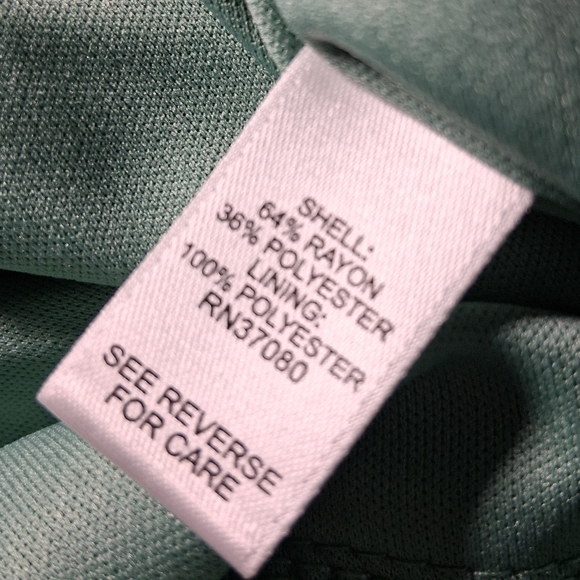 NWOT Versona Teal Off-Shoulder Mini Dress - Picture 9 of 9